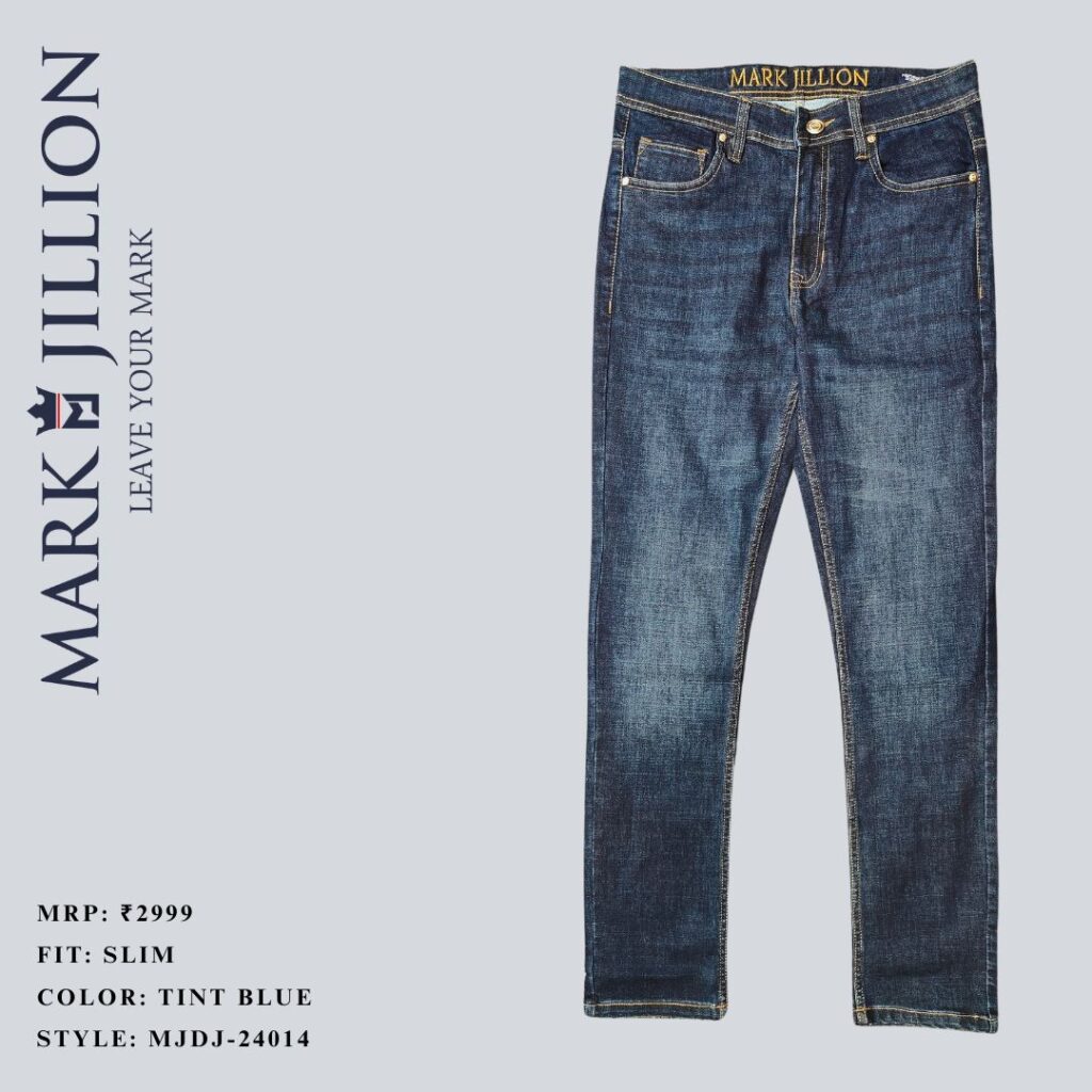 Tint blue denim for men's - mark jillion