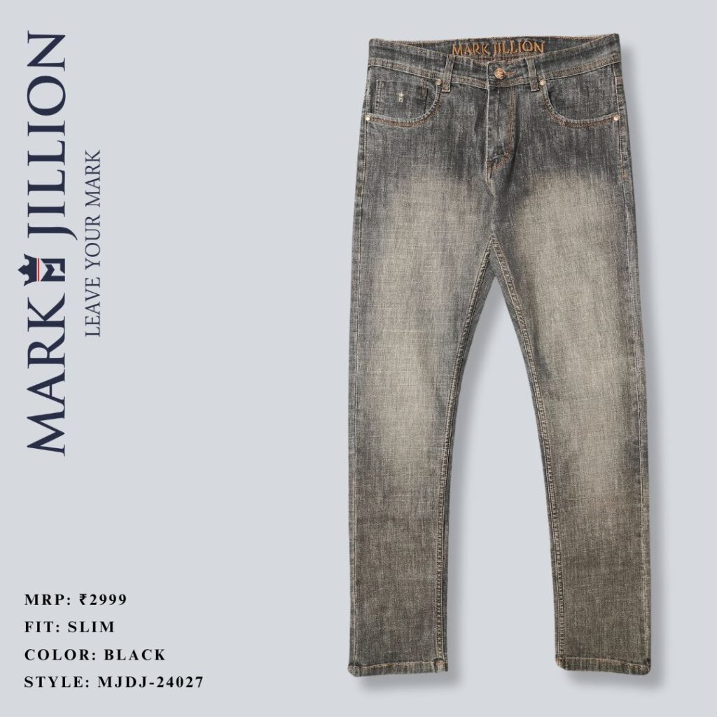 black denim for men's